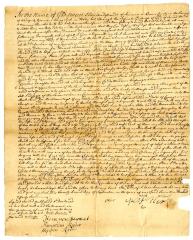 Probated will of Peter Noordstrandt, 1747
