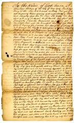 Probated will of Abraham Alstyn, 1748