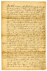 Probated will of Richard Smith, 1747