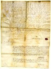 Probated will of Alexander Ogilvie, 1750