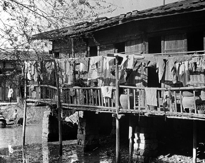 Tenement houses, Foochow, China