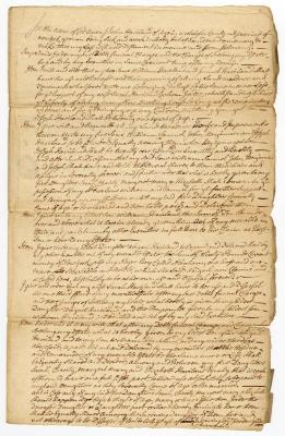 Probated will of John Haviland, 1748