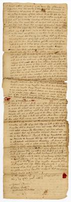 Probated will of Joseph Latham, 1748