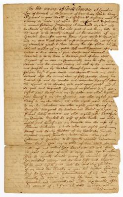Probated will of Cornelius Low, 1748