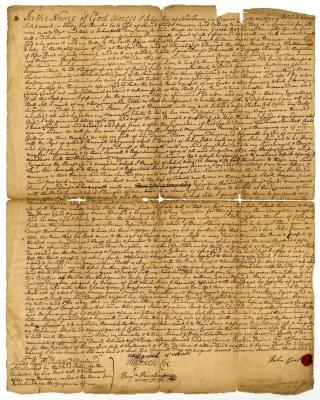 Probated will of John Coe, 1748