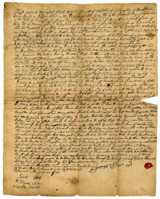 Probated will of Joseph Clement, 1748