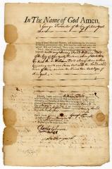 Probated will of George Forrester, 1748