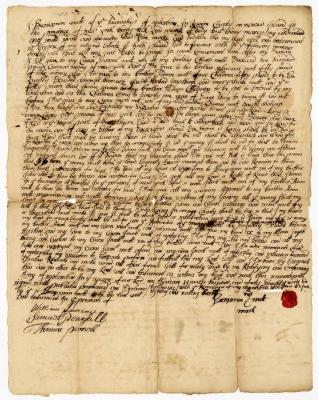 Probated will of Benjamin Mott, 1748