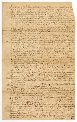 Probated will of Samuel Tredwell, 1748