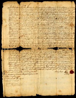 Probated will of Adolph Myer, 1748
