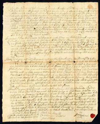 Probated will of Francis Marston, 1748
