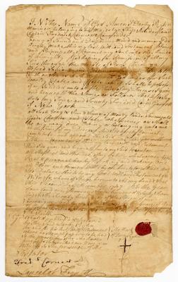 Probated will of Darby Rhyn, 1748