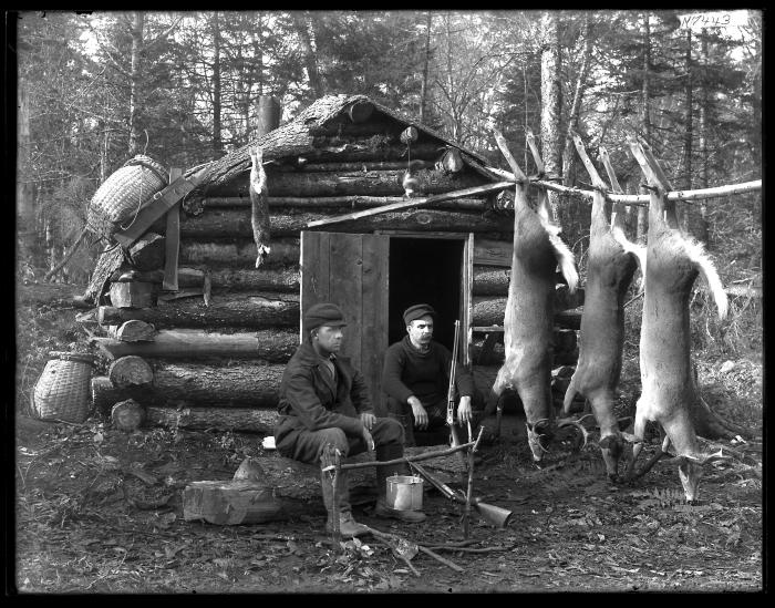 Game hunters' cabin