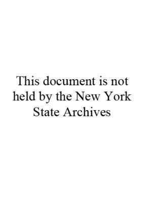 This will is not held by New York State Archives