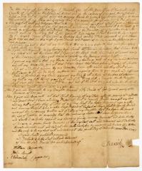 Probated will of Daniel Coe, 1749