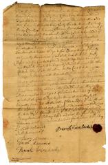 Probated will of Vinicke Brinkerhoff, 1749