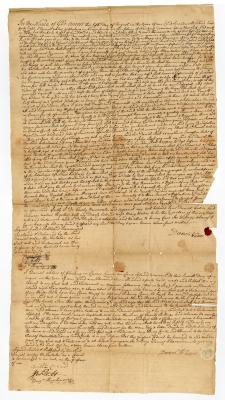 Probated will of Daniel Waters, 1748