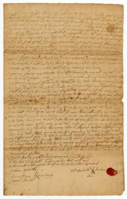 Probated will of Elizabeth Denton, 1749