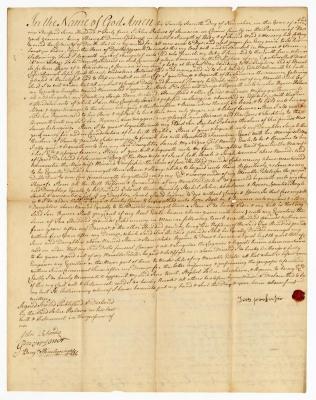 Probated will of John Probasco, 1749