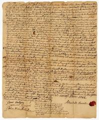 Probated will of Abraham Howell, 1749