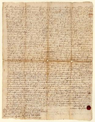 Probated will of William Goulder, 1749