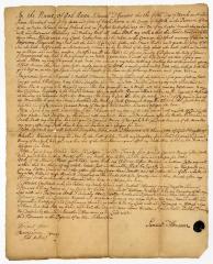 Probated will of Samuel DeHoneaur, 1749