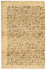 Probated will of Jonathan Hardman, 1749