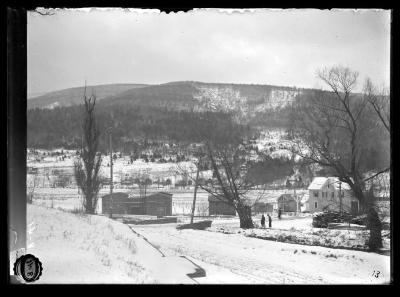 Small town in the Catskill Mountains