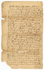 Probated will of Richard Brittan, 1750