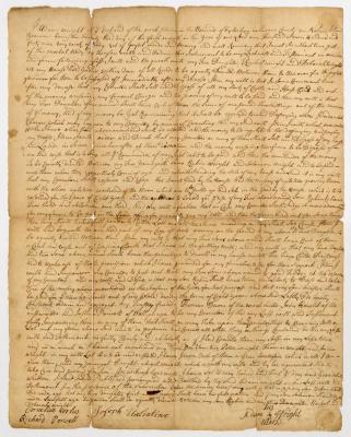 Probated will of Adam Wright, 1749