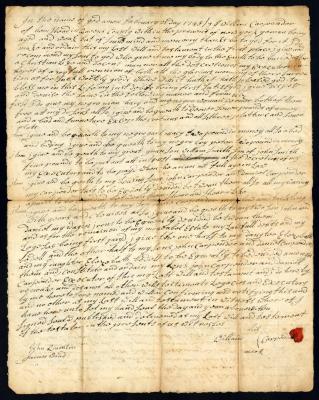 Probated will of William Carpenden, 1750