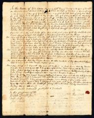 Probated will of John Burrowes, 1750