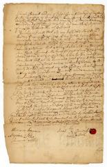 Probated will of Sarah Clement, 1750