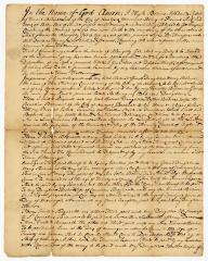 Probated will of Hyla Bodine, 1750