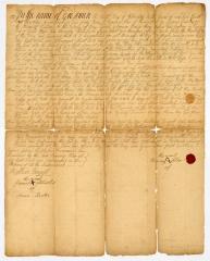 Probated will of Henry Ater, 1750