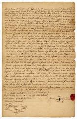 Probated will of Charles Wardner, 1749