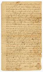 Probated will of William Anderson, 1750