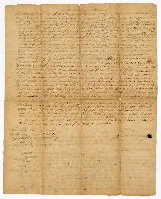 Probated will of Benjamin Burleigh, 1750