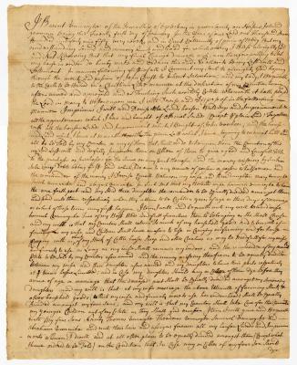 Probated will of Barent Van Wyck, 1749