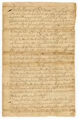 Probated will of Isaac Kip, 1750