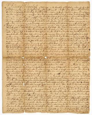 Probated will of Henry Pearsal, 1750