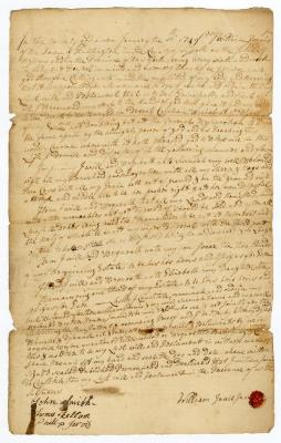 Probated will of William Jarvis Jr., 1750