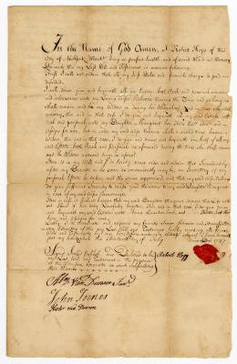 Probated will of Robert Hogg, 1750