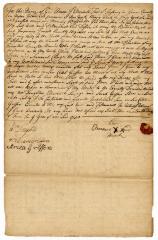 Probated will of Elizabeth Ford, 1750