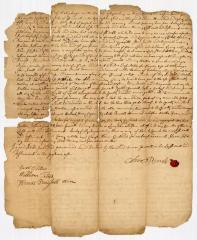 Probated will of Amos Powell, 1750