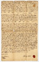 Probated will of Philip Titus, 1750