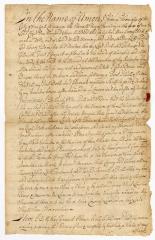 Probated will of Thomas Thomase, 1750