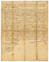 Probated will of Abraham Underhill, 1750