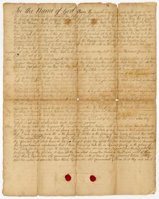 Probated will of Richard Wiggins, 1750