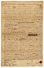 Probated will of Dirick Benson, 1751